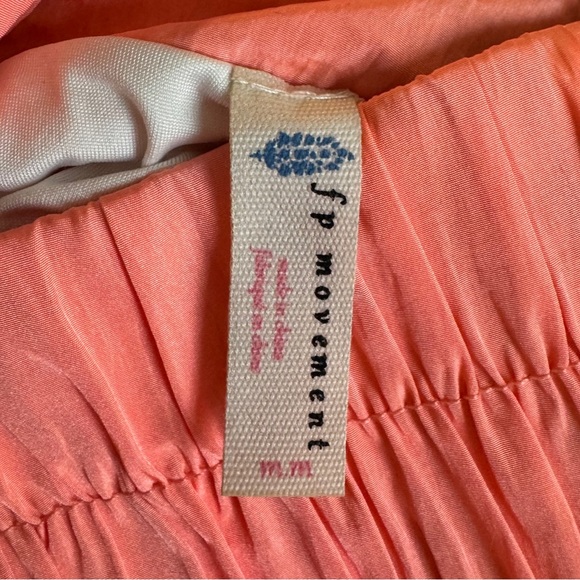 Free People The Way Home Short - Size M - Orange - Picture 4 of 11